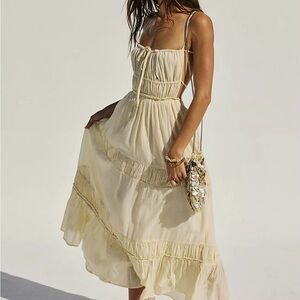 Free People Taking Sides Maxi Dress